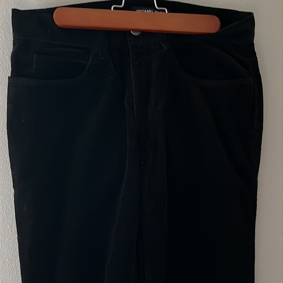 Michael Kors Sz 28 Black corduroy five pocket slim pants - Picture 3 of 8